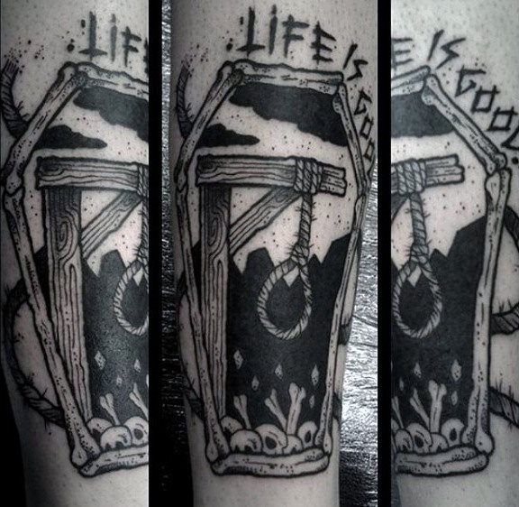 tatuaje nudo corredizo para hombre 43