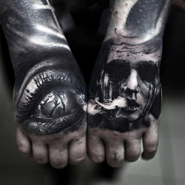 tatuaje ojo para hombre 01