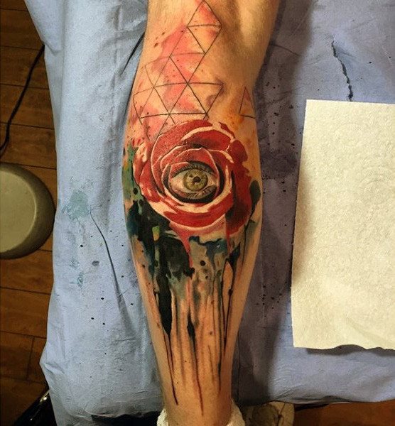 tatuaje ojo para hombre 106