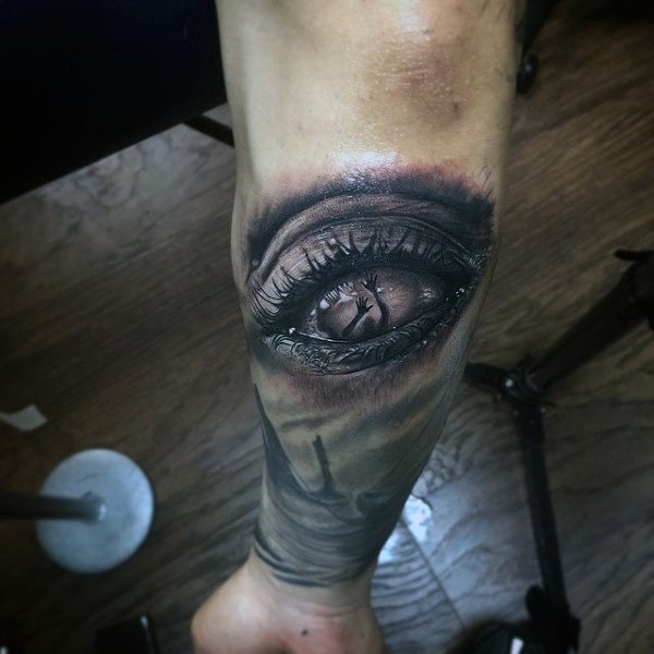 tatuaje ojo para hombre 107