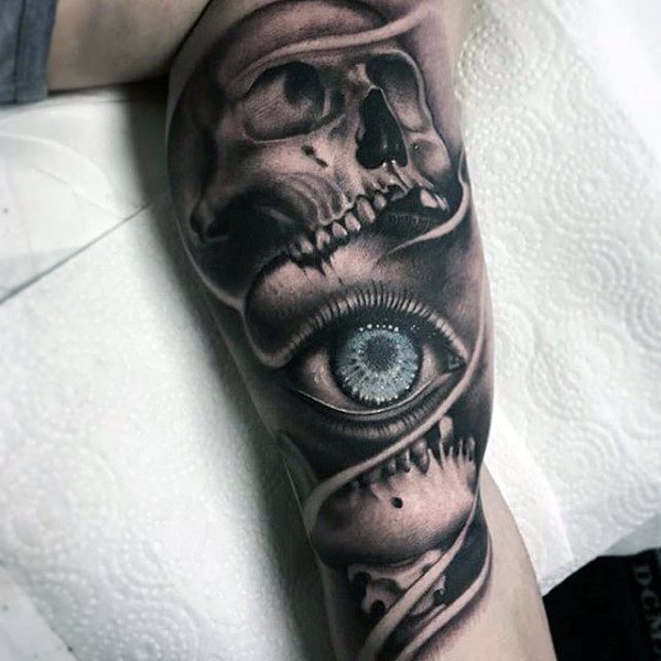 tatuaje ojo para hombre 109