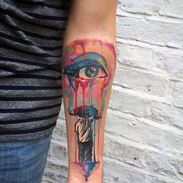 tatuaje ojo para hombre 27