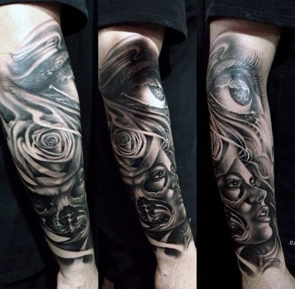 tatuaje ojo para hombre 46