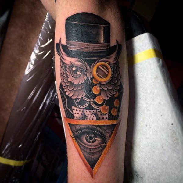 tatuaje ojo para hombre 47
