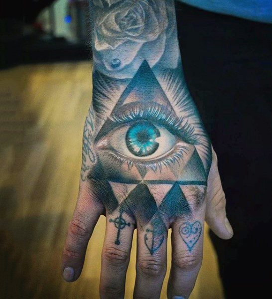 tatuaje ojo para hombre 56