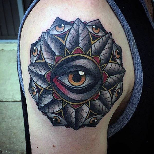 tatuaje ojo para hombre 61