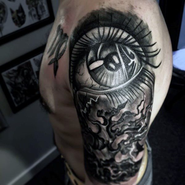 tatuaje ojo para hombre 62