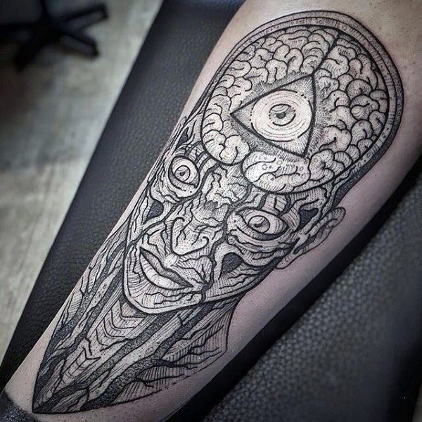tatuaje ojo para hombre 65