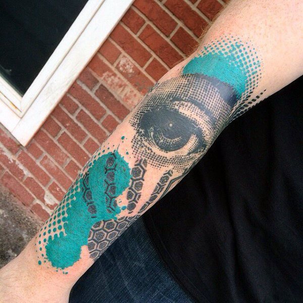 tatuaje ojo para hombre 66