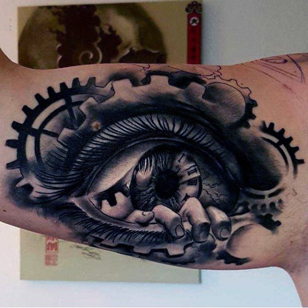 tatuaje ojo para hombre 75