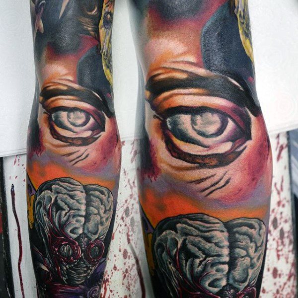 tatuaje ojo para hombre 93