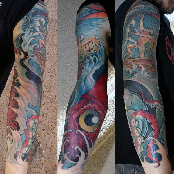 tatuaje ojo para hombre 96