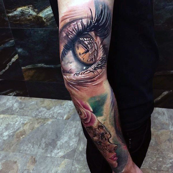 tatuaje ojo para hombre 97