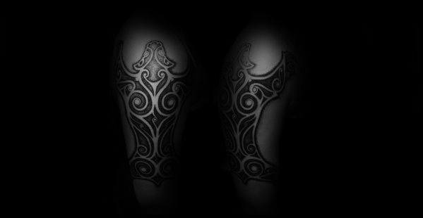 tatuaje oso celta para hombre 10