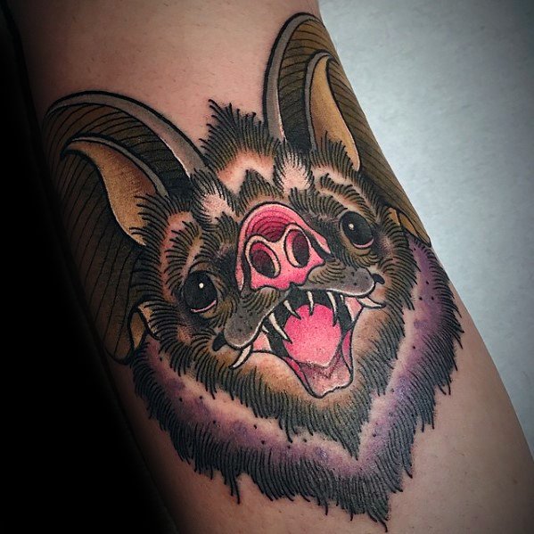 tatuaje oso nuevo estilo para hombre 02