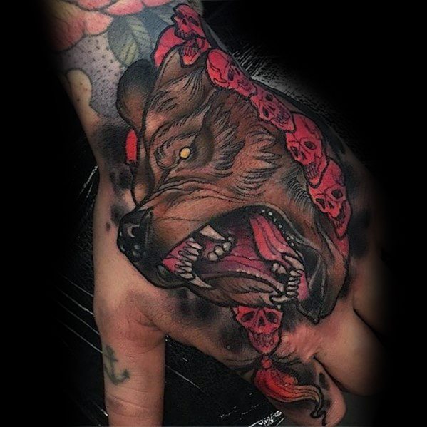 tatuaje oso nuevo estilo para hombre 17