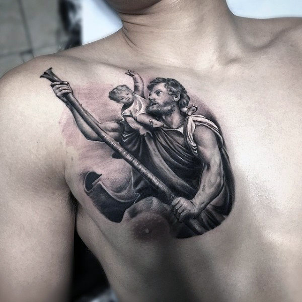 tatuaje san cristobal para hombre 33