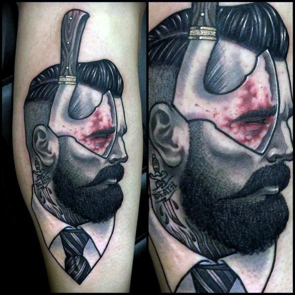 tatuaje hacha pequena 15