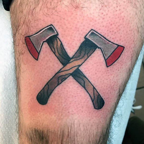 tatuaje hacha pequena 59