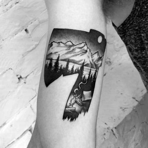 tatuaje hacha pequena 73