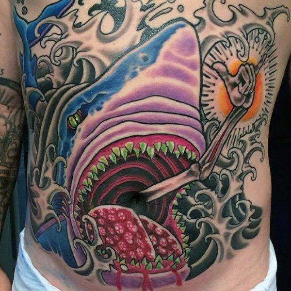 tatuaje abdomen barriga 1026