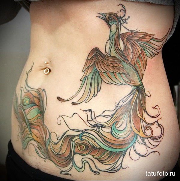 tatuaje abdomen barriga 103