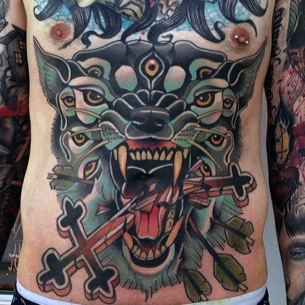 tatuaje abdomen barriga 1260