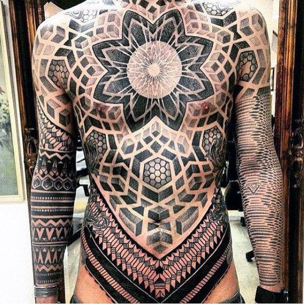 tatuaje abdomen barriga 1650