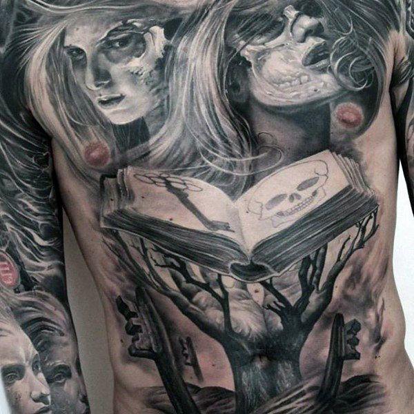 tatuaje abdomen barriga 1728