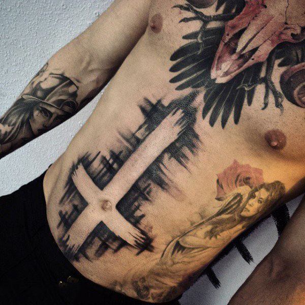 tatuaje abdomen barriga 1741