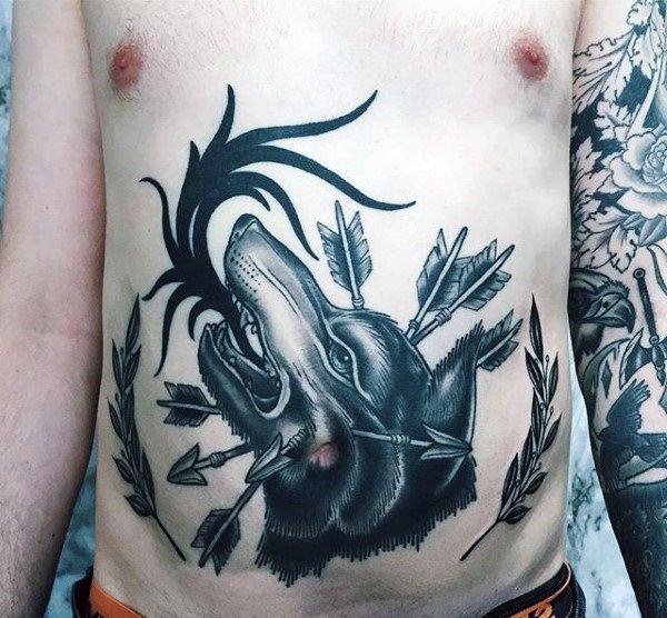 tatuaje abdomen barriga 1767