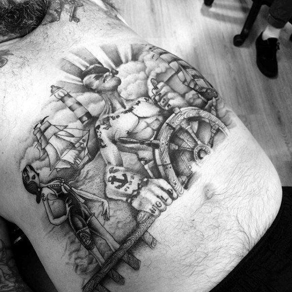 tatuaje abdomen barriga 1845