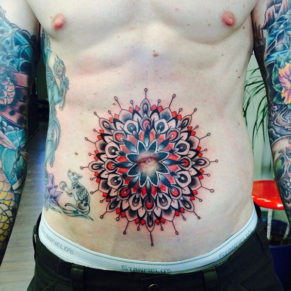 tatuaje abdomen barriga 207
