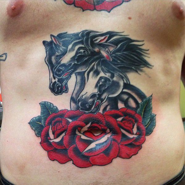 tatuaje abdomen barriga 285