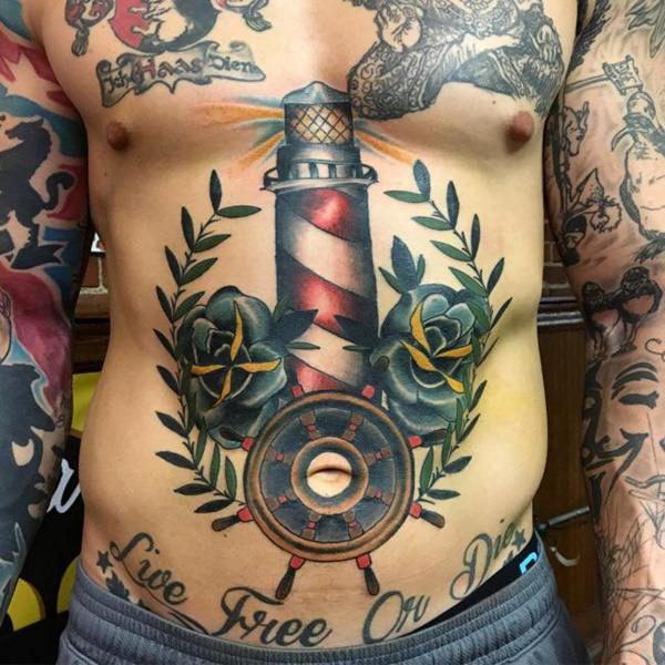 tatuaje abdomen barriga 402
