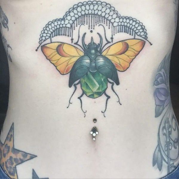 tatuaje abdomen barriga 415