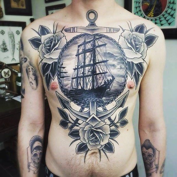 tatuaje abdomen barriga 428