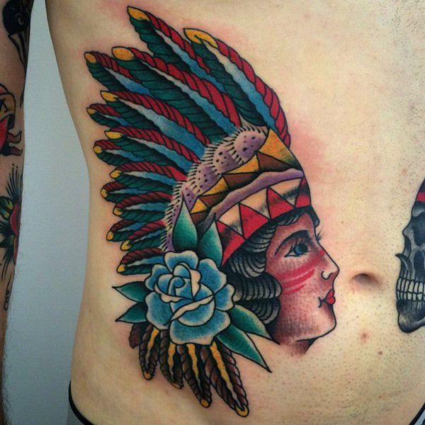 tatuaje abdomen barriga 649