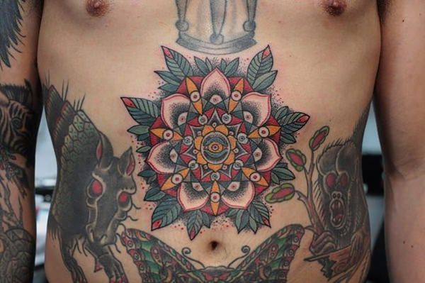 tatuaje abdomen barriga 727