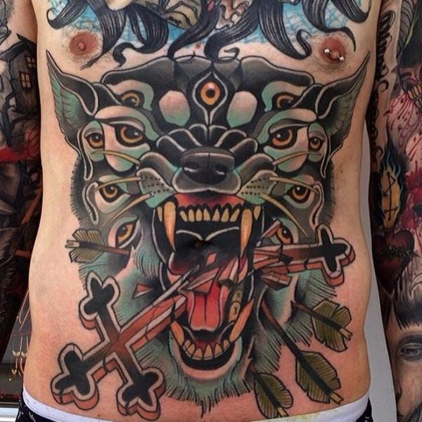 tatuaje abdomen barriga 753