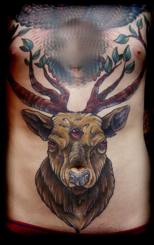 tatuaje abdomen barriga 792