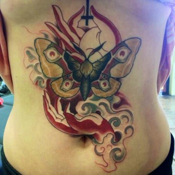 tatuaje abdomen barriga 805
