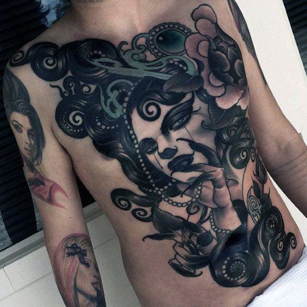 tatuaje abdomen barriga 831