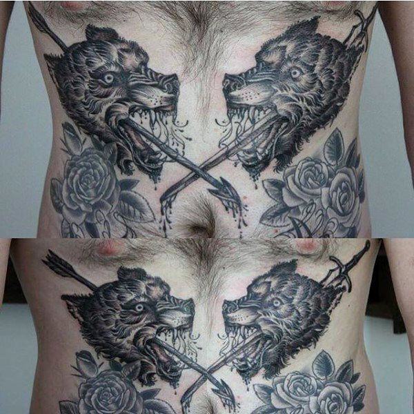 tatuaje abdomen barriga 844