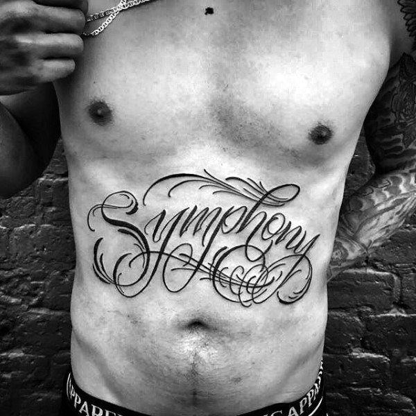 tatuaje abdomen barriga 961