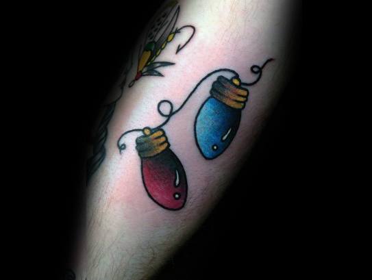 tatuaje luces navidad 19