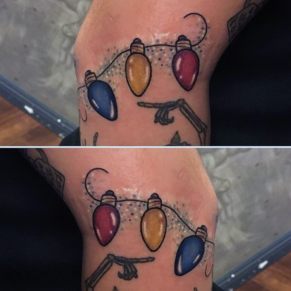 tatuaje luces navidad 27
