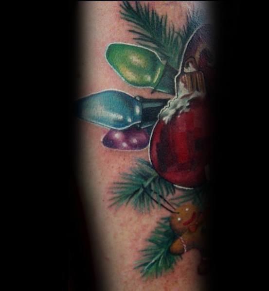 tatuaje luces navidad 37