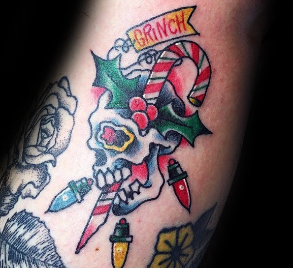 tatuaje luces navidad 41