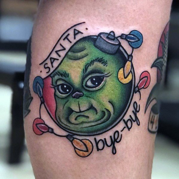 tatuaje luces navidad 51